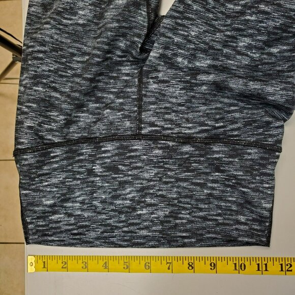 Lululemon Wunder Under Pant Hi-Rise Size 4 Dramatic Static White Black 25" - Picture 4 of 7